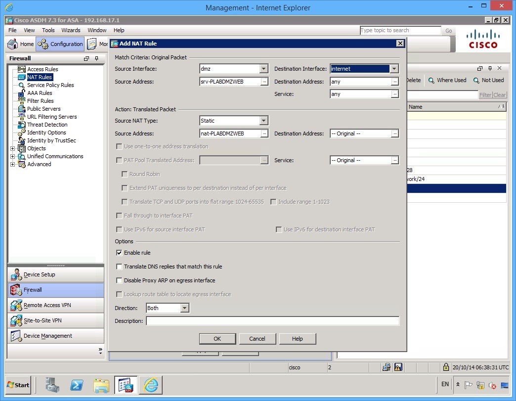 Figure 2.11 Cisco ASDM